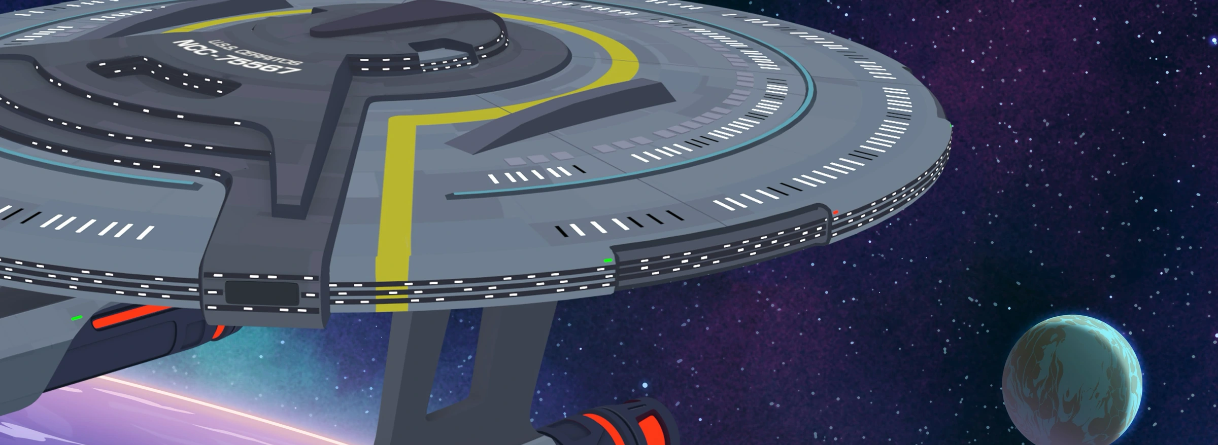 Image of USS Cerritos of Star Trek: Lower Decks